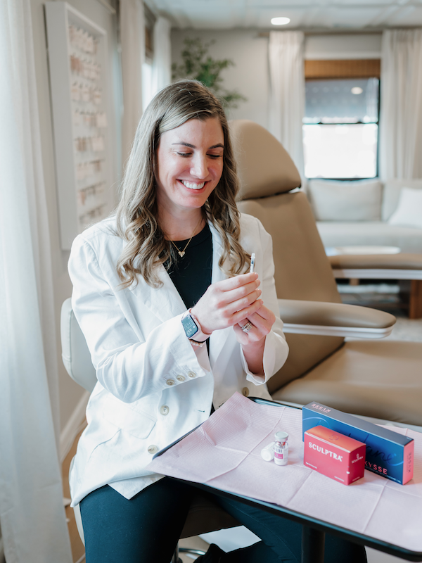 Patient getting a consultation at Simply You