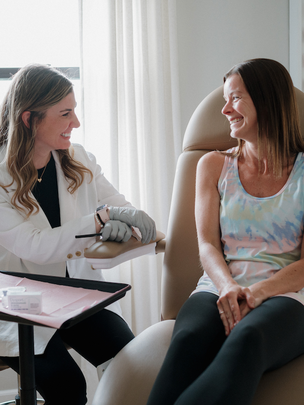 Patient receiving Skin Hydrator Treatment at Simply You